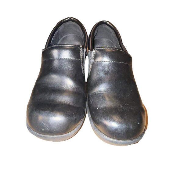 TredSafe EnduroPro Black Leather Clogs Slip Resistant Shoes Women’s Size 7 - Picture 5 of 5